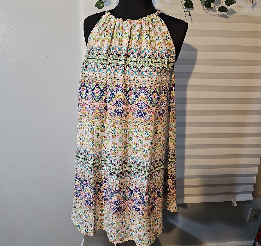 Rachel Ashwell Chic Boho Halter Dress